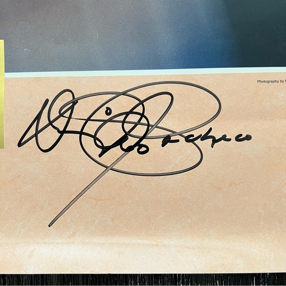 Vintage 90s Disney‎ Sorcerer Mickey Figurine Poster Signed - Picture 3 of 6